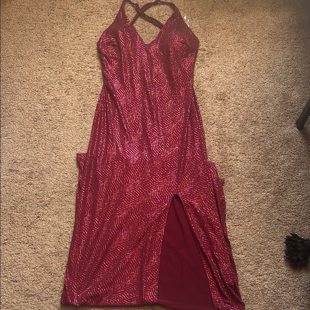 Elegant Red Evening Dress